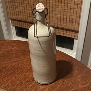 Vintage French Glazed Stoneware Bottle